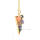 Collier en cristal Point pendentif Triangle Chip or & coloré